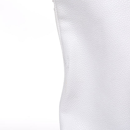 Chanel Caviar Large CC Shoulder Bag White 12 of 16