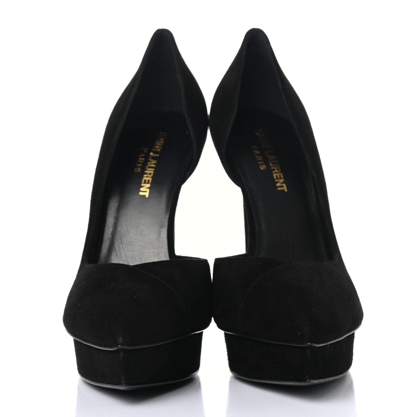 Suede Janis 105 D'Orsay Pumps 37.5 Black