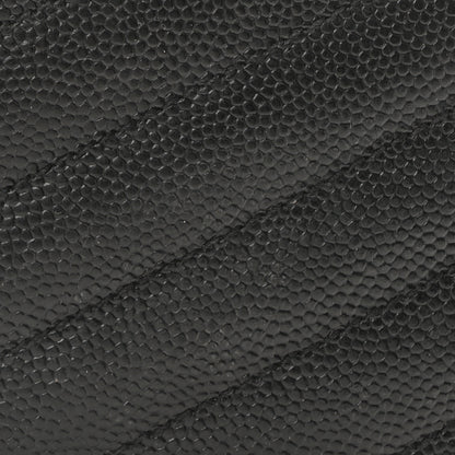 Saint Laurent Grain De Poudre Matelasse Chevron Monogram Zip Around Wallet Black 8 of 10
