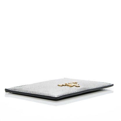 Prada Saffiano Metal Card Case Black 4 of 6