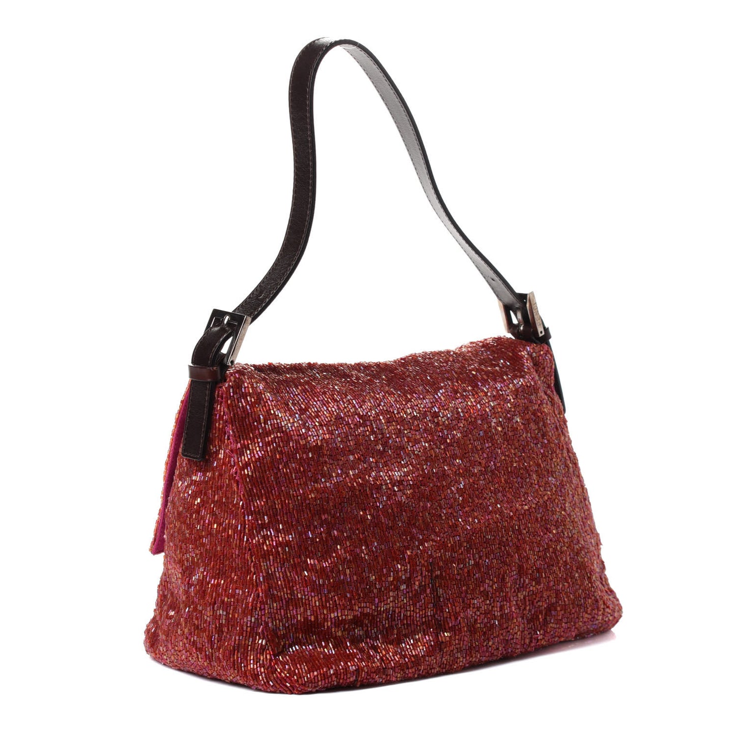 Beaded Baguette Red Pink