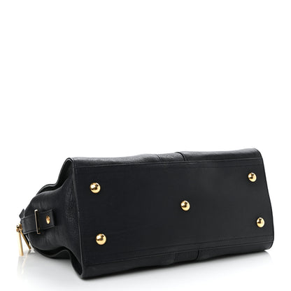 Saint Laurent Sheepskin Small Cabas ChYc Navy 4 of 10