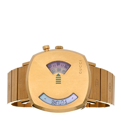 Gucci Stainless Steel 38mm Grip Quartz Watch Gold 2 of 4