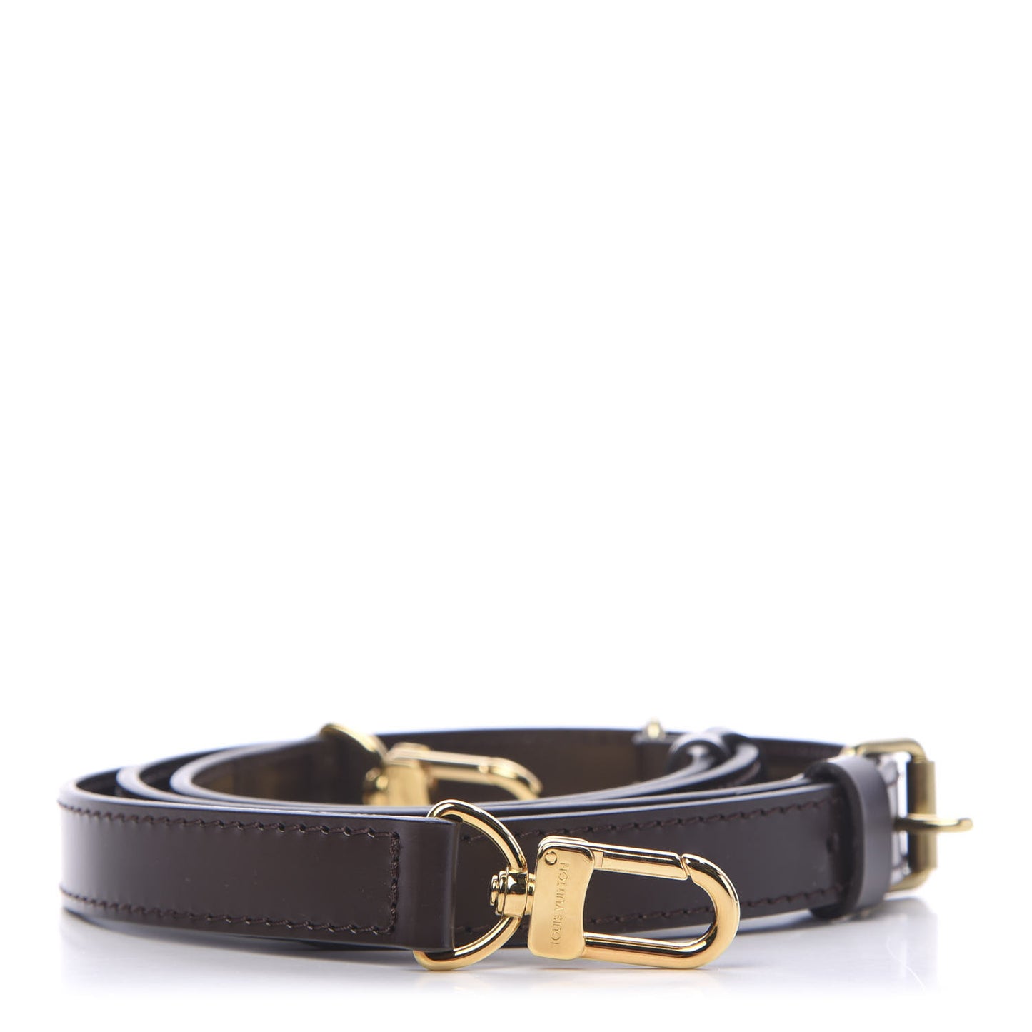 Calfskin Adjustable Speedy Bandouliere Shoulder Strap Brown