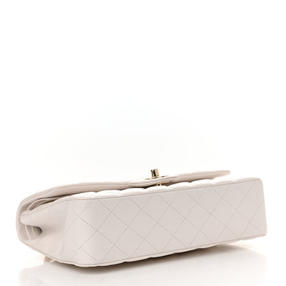 Chanel Caviar Quilted Medium Double Flap White 4 of 11