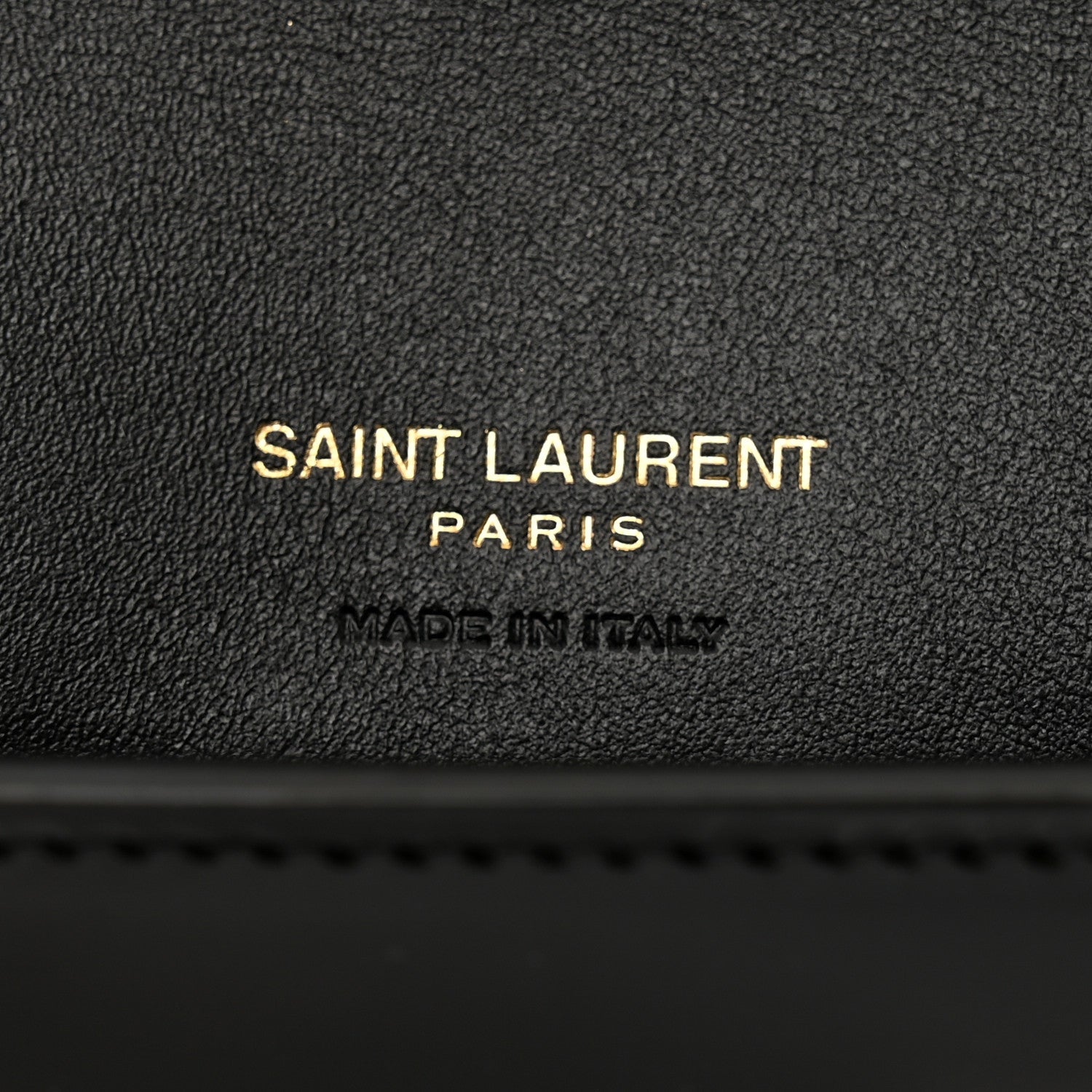 Saint Laurent Patent Monogram Phone Holder Crossbody Black 6 of 12