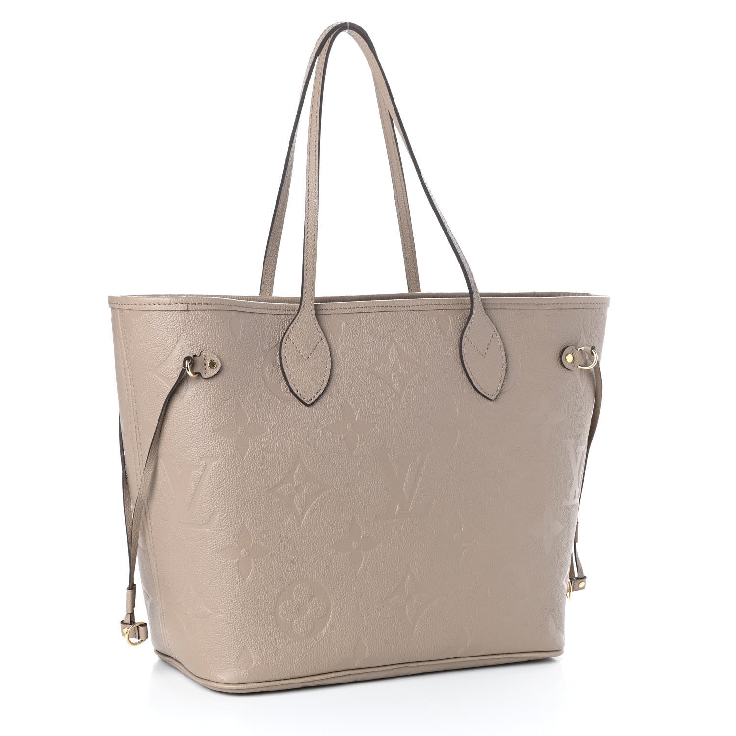 Louis Vuitton Empreinte Monogram Giant Neverfull MM Tourterelle 3 of 9