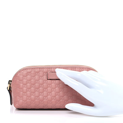 Gucci Microguccissima Small Cosmetic Case Soft Pink 2 of 7
