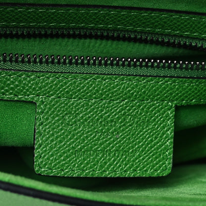 Christian Dior Grained Calfskin Saddle Bag Green 6 of 10