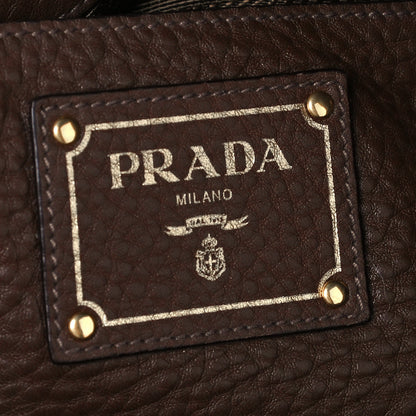 Prada Vitello Daino Shoulder Bag Caffe 6 of 11