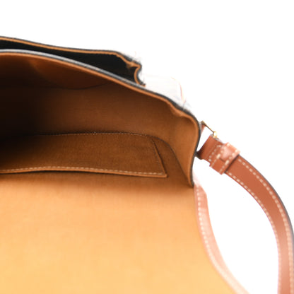 Celine Triomphe Canvas Medium Folco Bag Tan 5 of 10