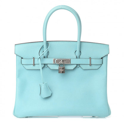 Hermes Epsom Birkin 30 Bleu Atoll 1 of 17