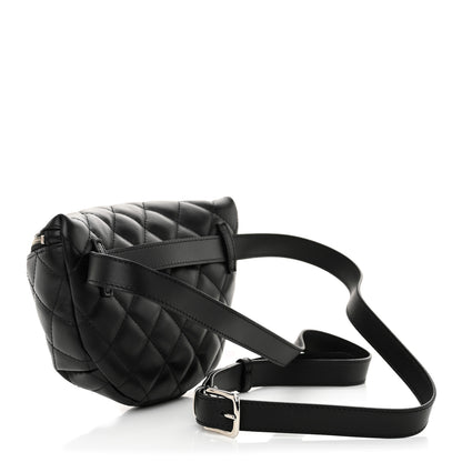 Chanel Calfskin Quilted Waist Belt Bag Black 2 of 11