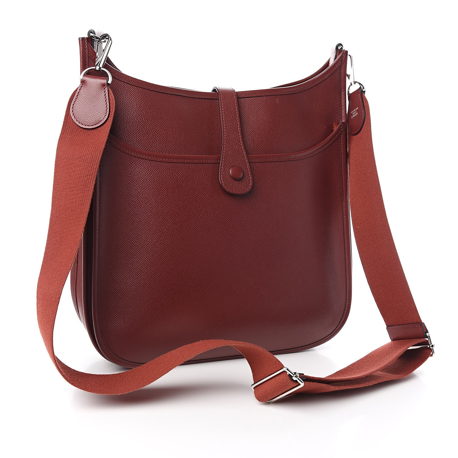 Hermes Epsom Evelyne III GM Rouge H 3 of 19
