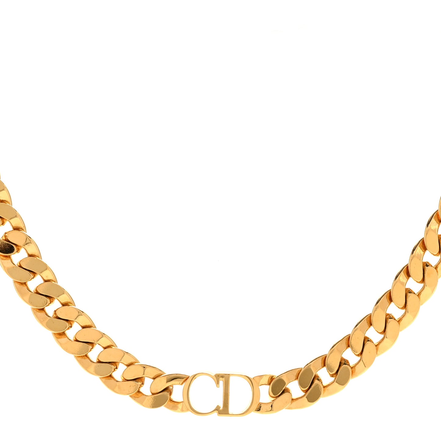 Metal Danseuse Etoile Chain Choker Necklace Gold