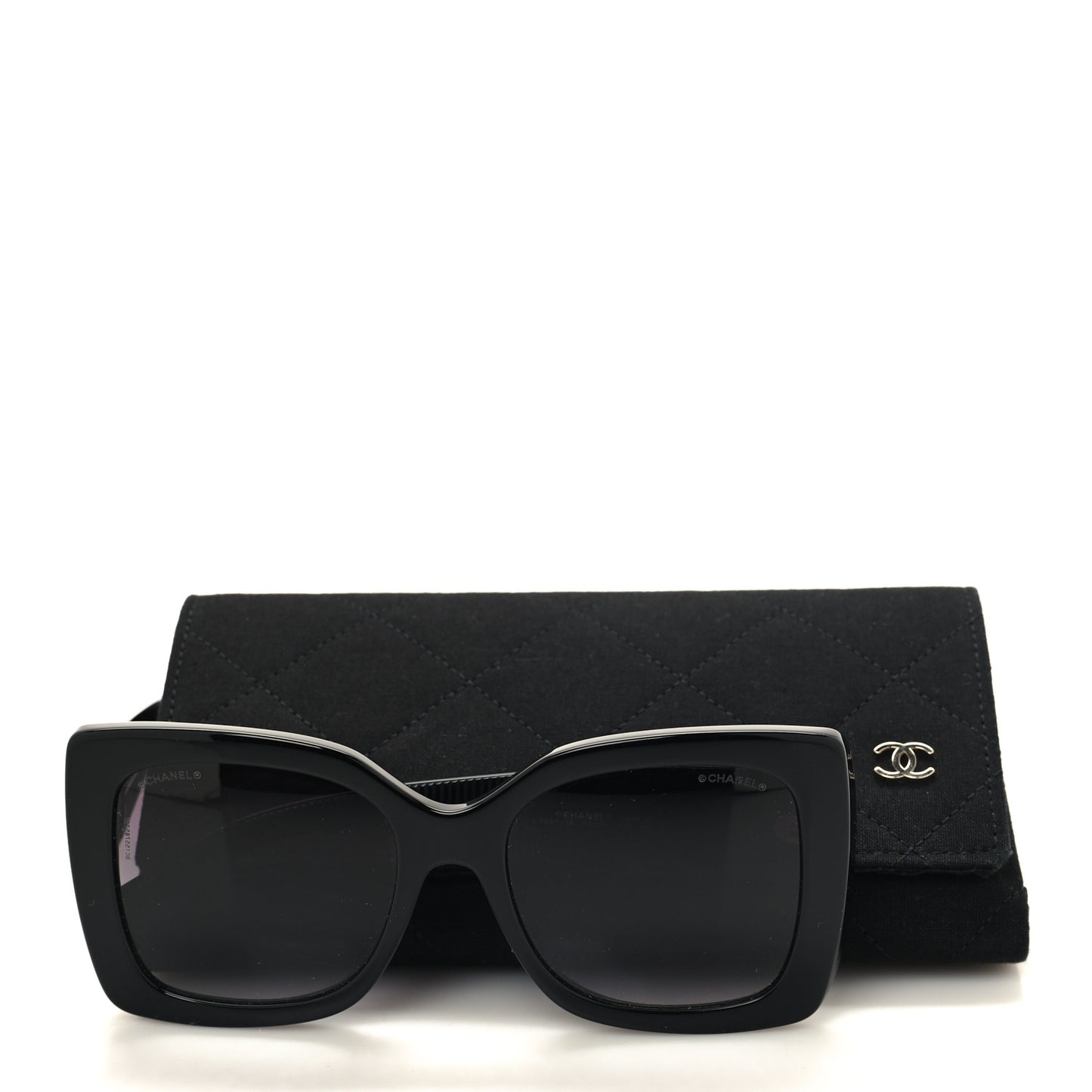 Square Polarized CC Sunglasses 5494-A Black