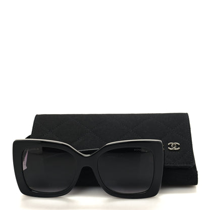 Chanel Square Polarized CC Sunglasses 5494-A Black 8 of 8