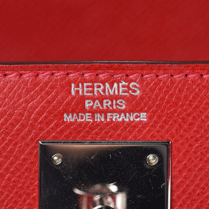 Hermes Epsom Kelly Sellier 32 Rouge Casaque 20 of 38
