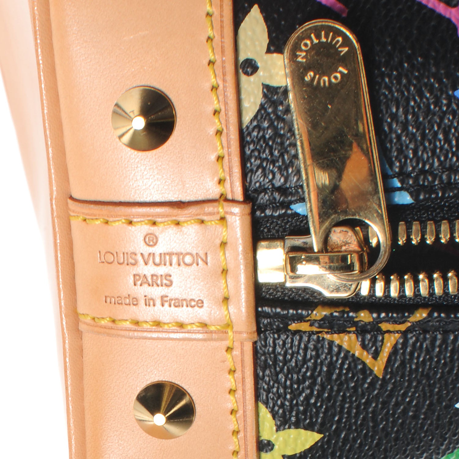 Louis Vuitton Monogram Multicolor Alma Black 5 of 7