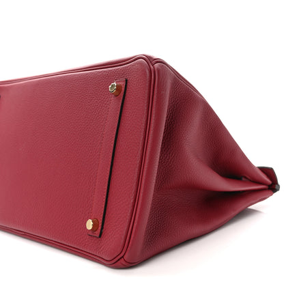 Hermes Togo BIRKIN 35 Rouge Grenat 9 of 11