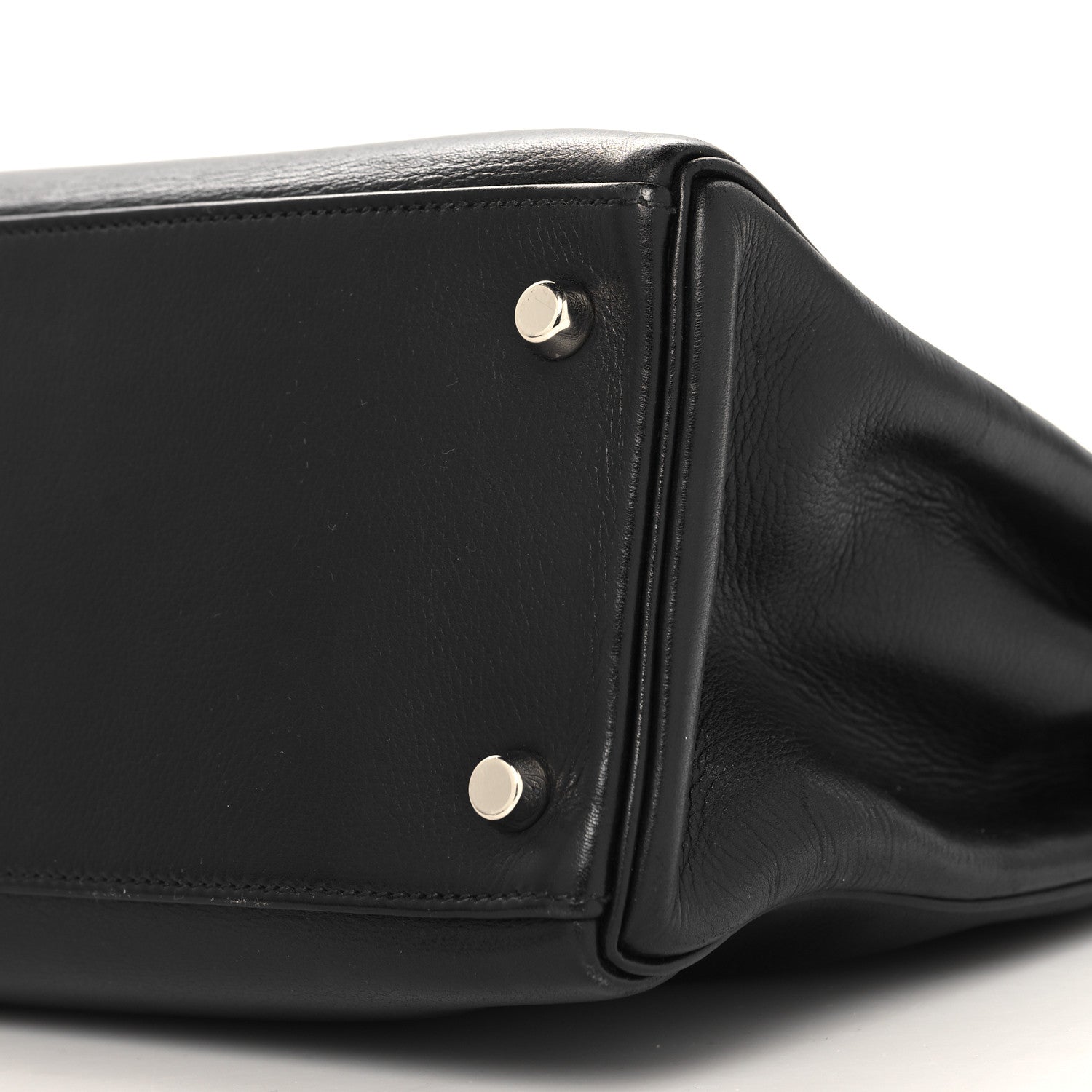 Hermes Evergrain Kelly Retourne 28 Black 10 of 11