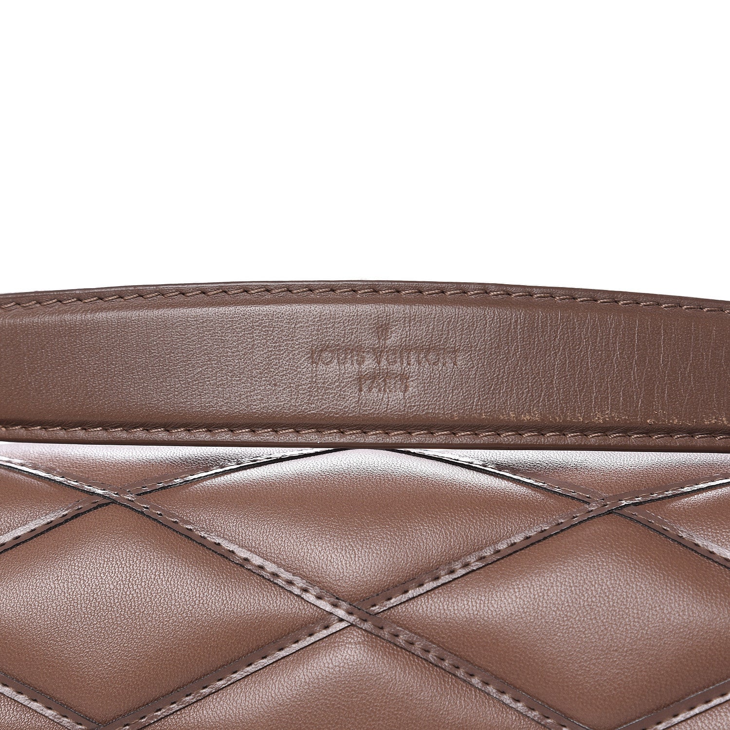 Louis Vuitton Lambskin Malletage GO-14 MM Taupe 11 of 14