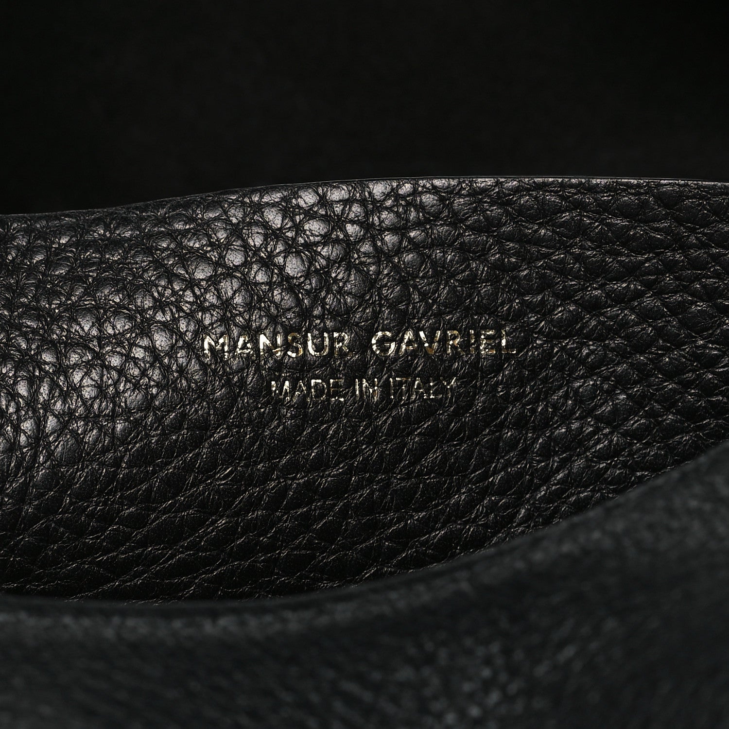 Mansur Gavriel Calfskin Candy Hobo Black 6 of 10