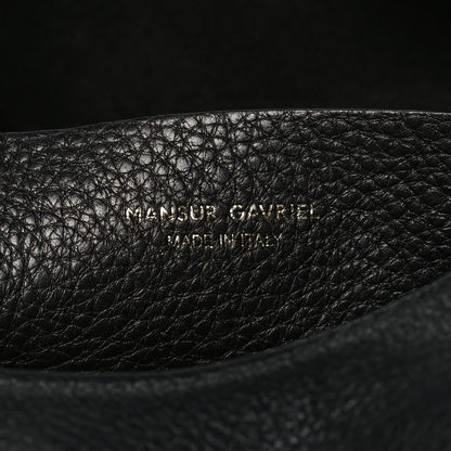 Mansur Gavriel Calfskin Candy Hobo Black 6 of 10
