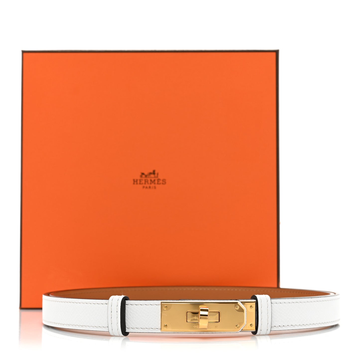 Epsom Kelly Belt White