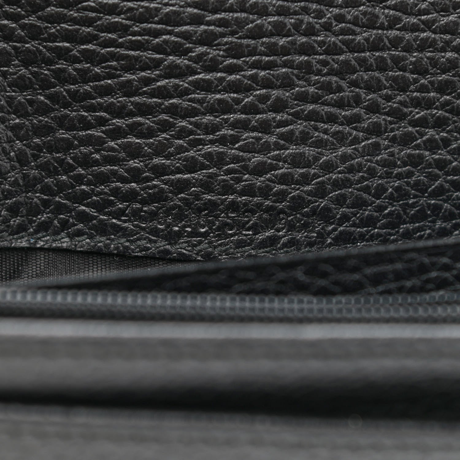 Gucci Dollar Calfskin GG Marmont Continental Wallet Black 7 of 7