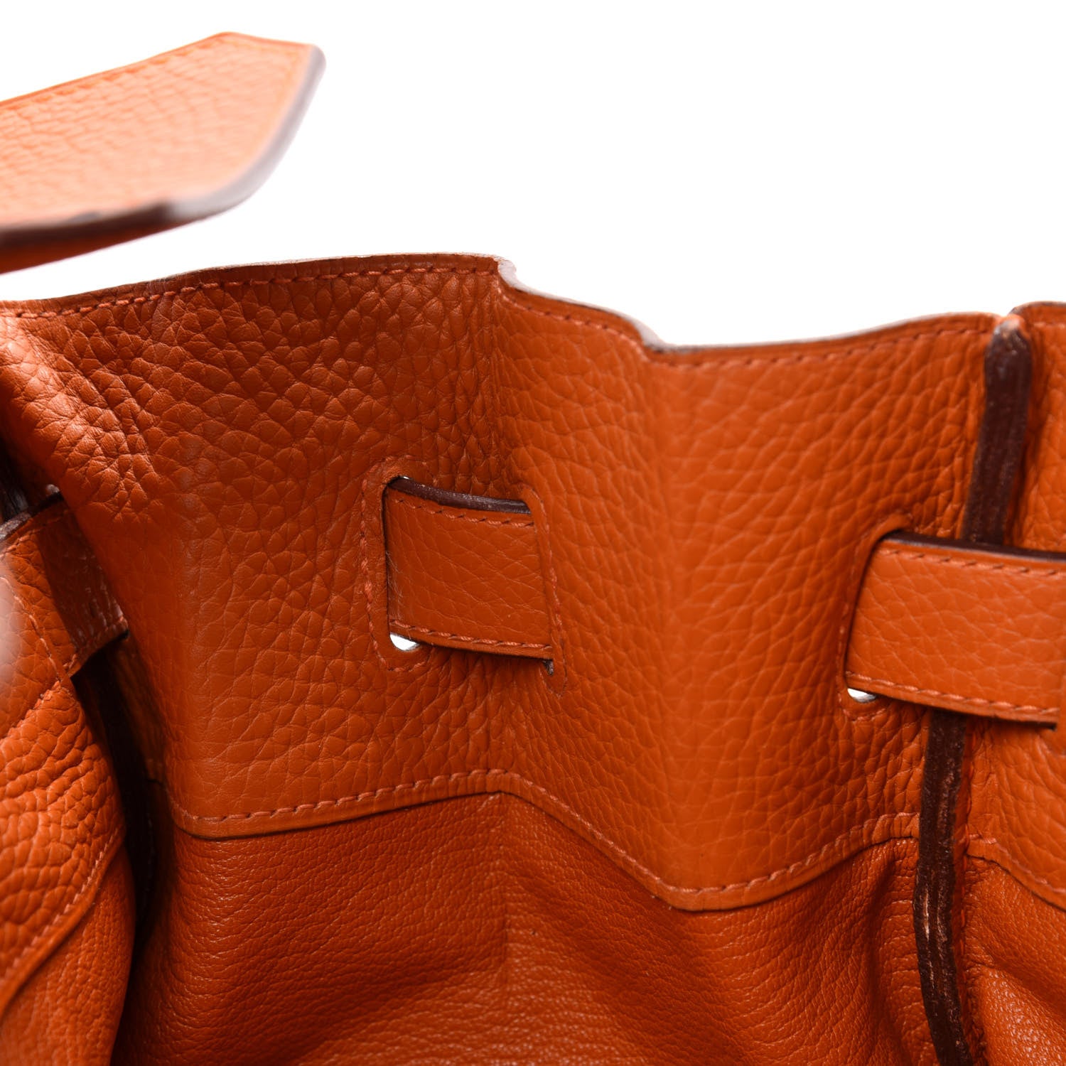 Hermes Taurillon Clemence JPG Birkin 42 Orange 16 of 38