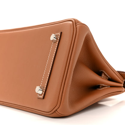 Hermes Evercolor Shoulder Birkin Light 29 Gold 10 of 11