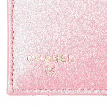 Chanel Iridescent Caviar Quilted Small Flap Wallet Rose Pink 8 of 10