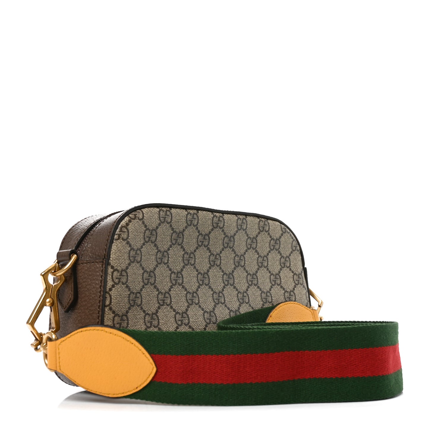 GG Supreme Monogram Web Neo Vintage Shoulder Bag Beige New Acero Crop