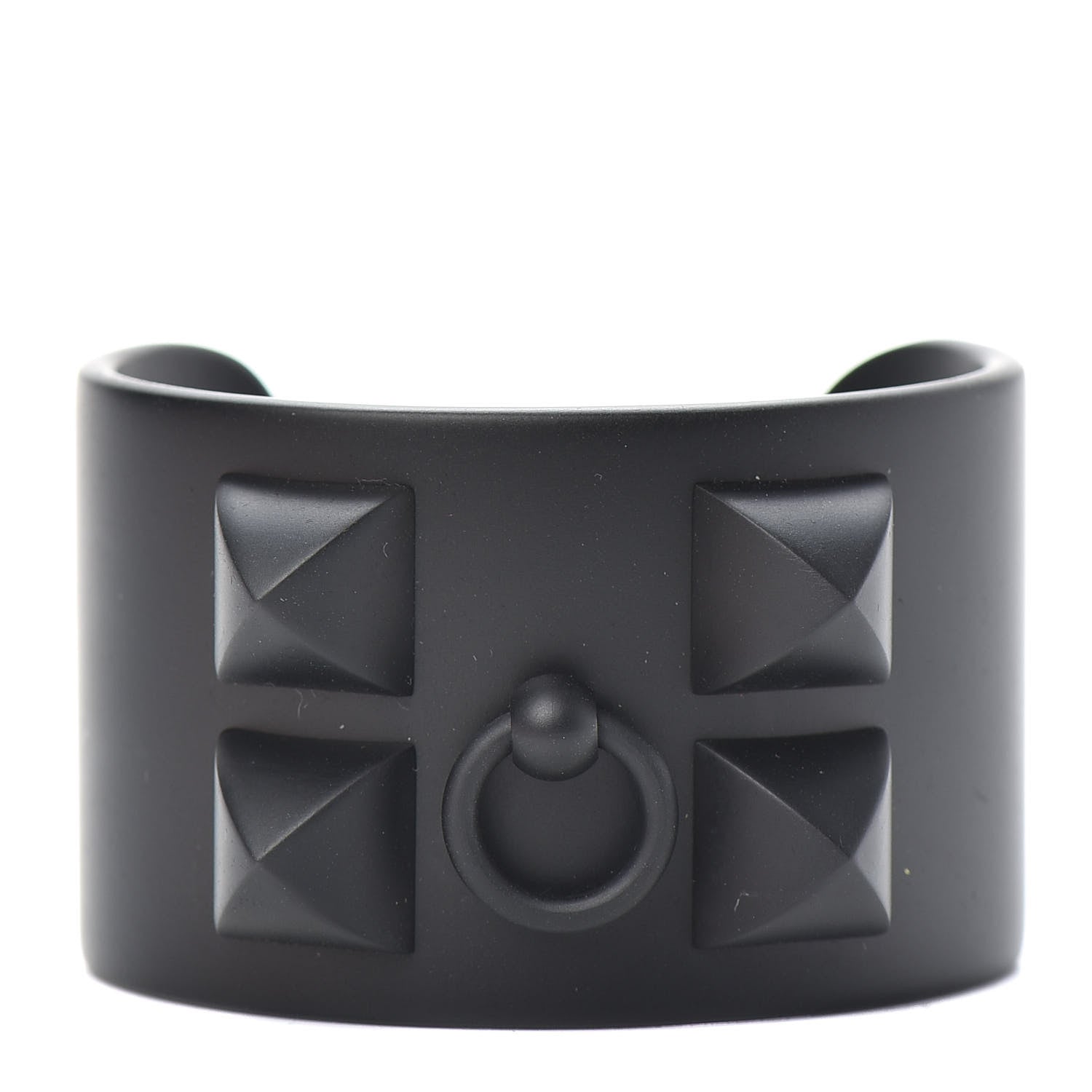 Hermes Aluminium Sunset Collier De Chien CDC Bracelet T2 Noir Intense 1 of 5