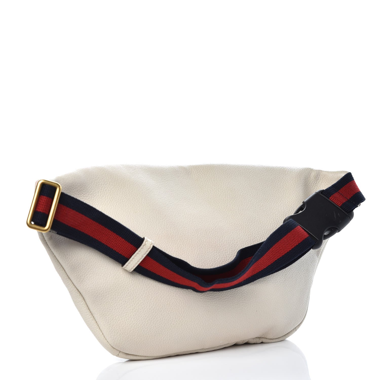 Gucci Grained Calfskin Logo Belt Bag White 3 of 13
