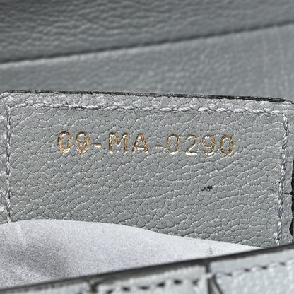 Christian Dior Grained Calfskin Saddle Bag Grey Stone 7 of 12