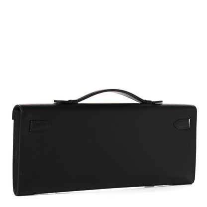 Hermes Swift Kelly Cut Clutch Pochette Black 3 of 11