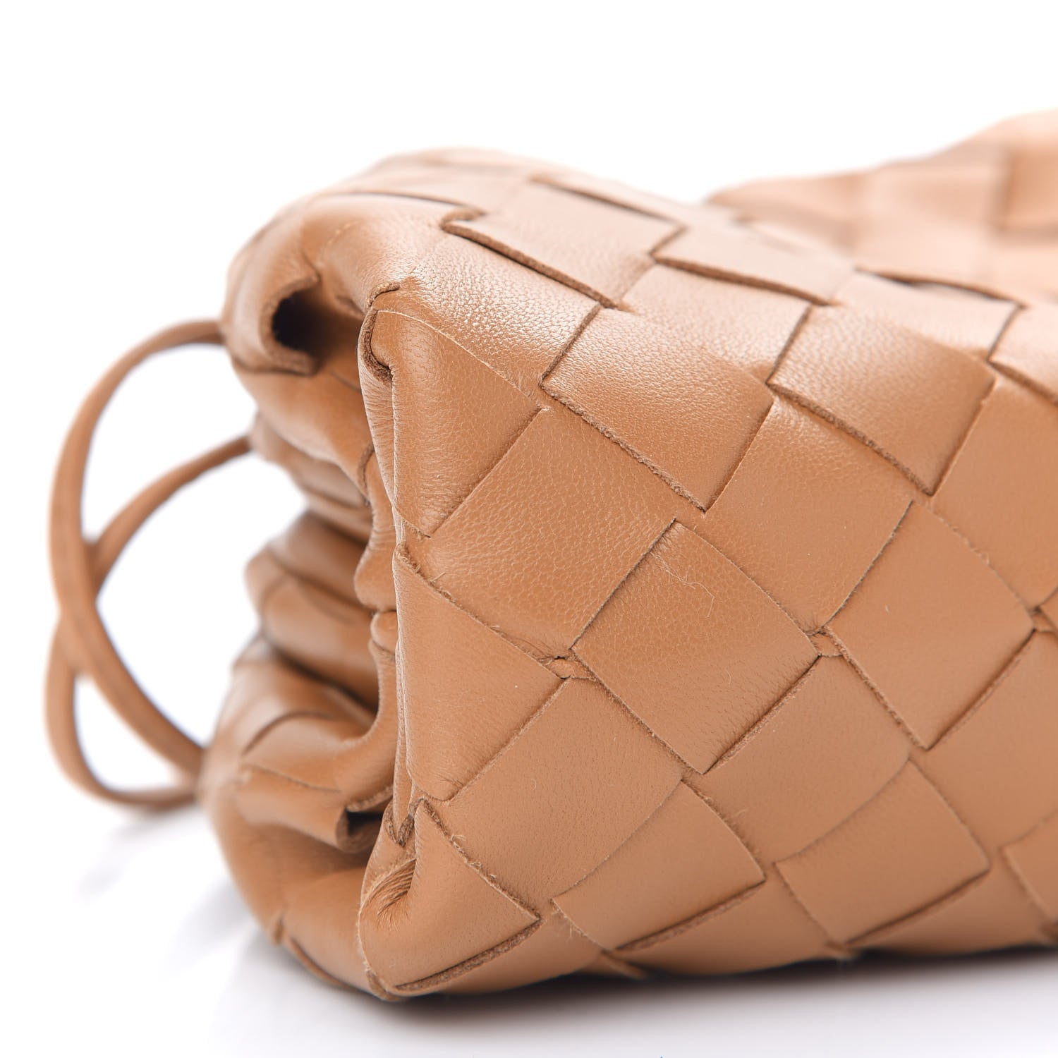 Bottega Veneta Nappa Intrecciato The Mini Pouch Almond 7 of 8