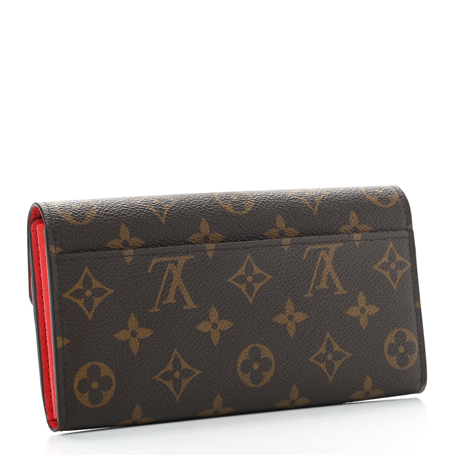 Louis Vuitton Monogram Sarah Wallet NM Coquelicot 3 of 6