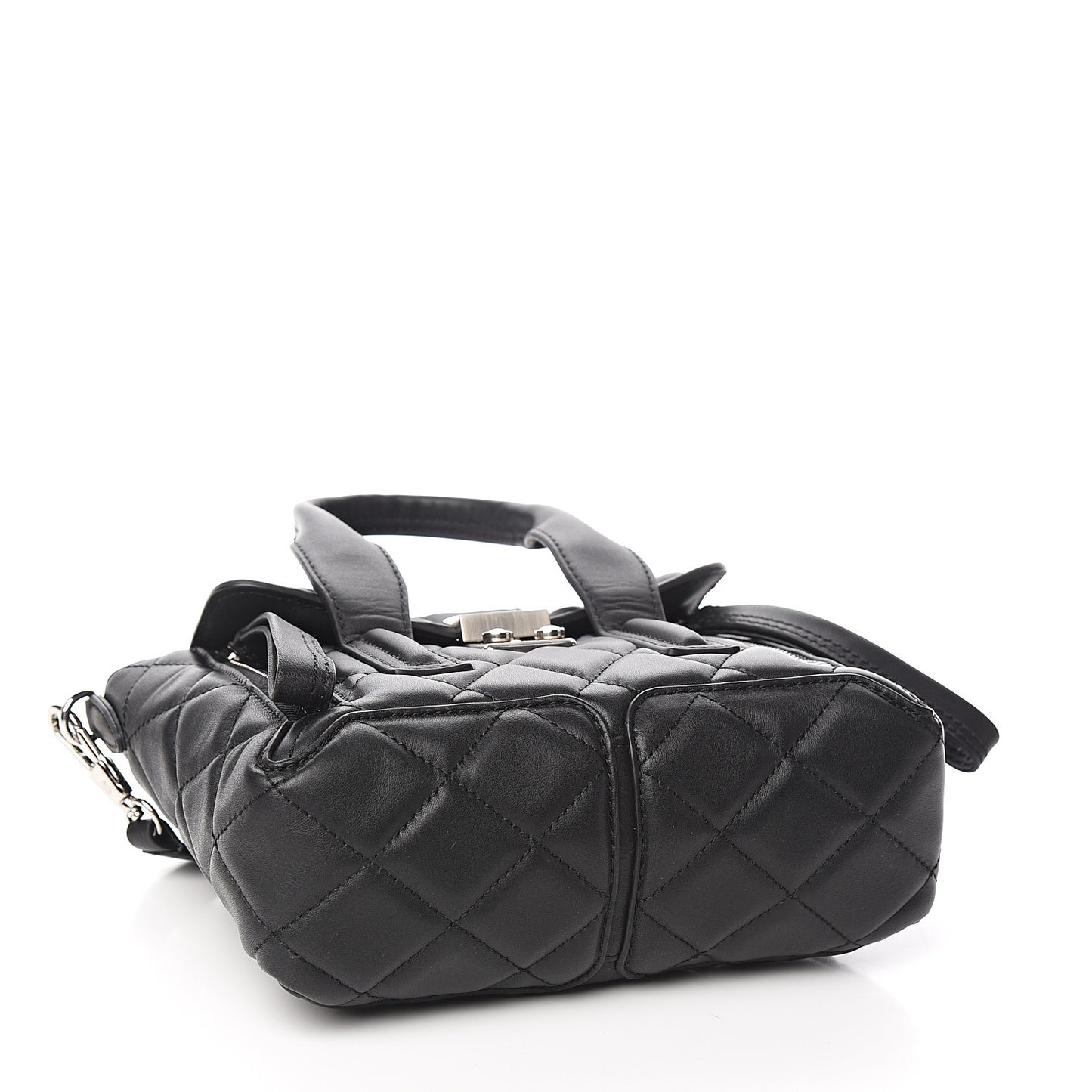 3.1 Calfskin Quilted Mini Pashli Satchel Black