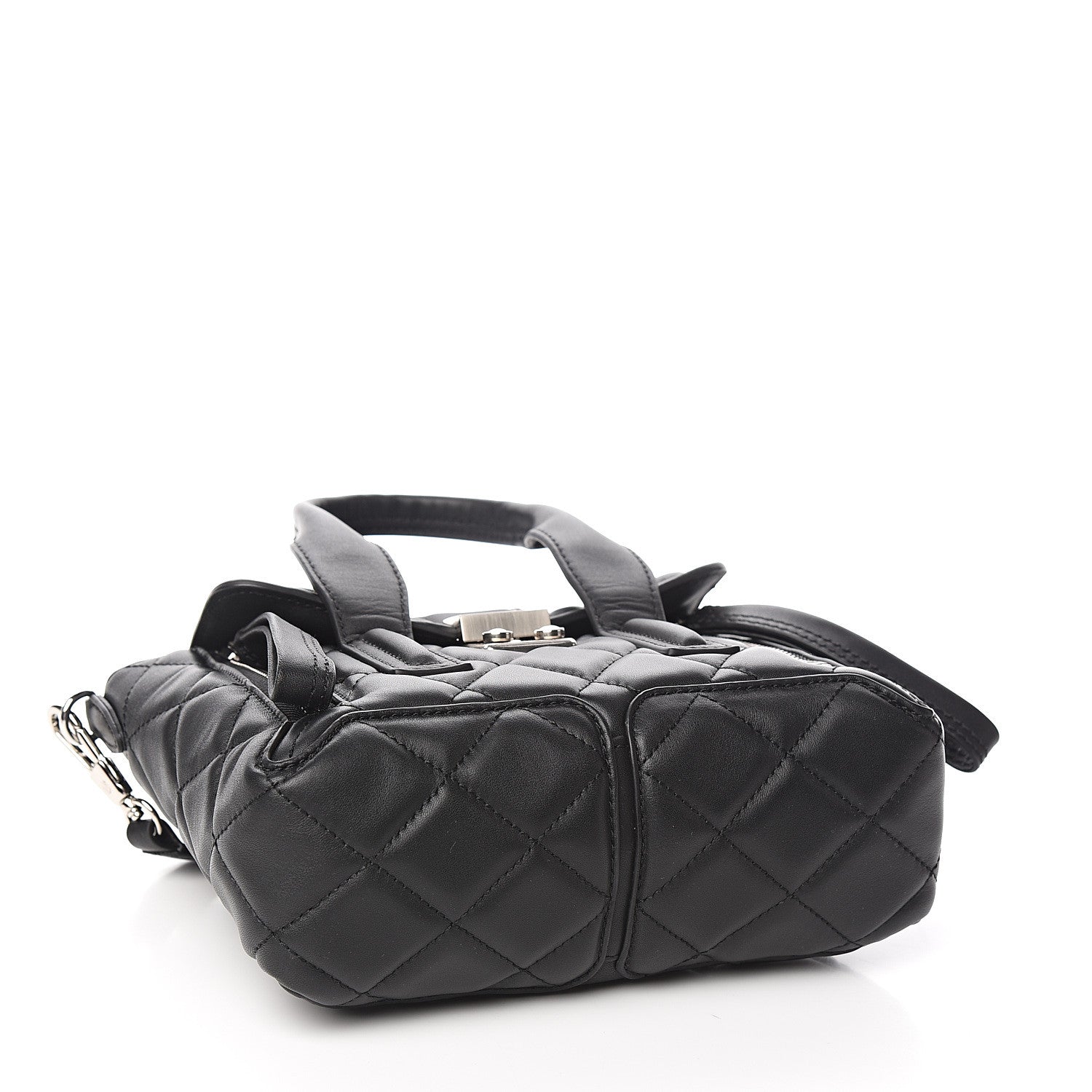 3.1 Phillip Lim 3.1 Calfskin Quilted Mini Pashli Satchel Black 3 of 9