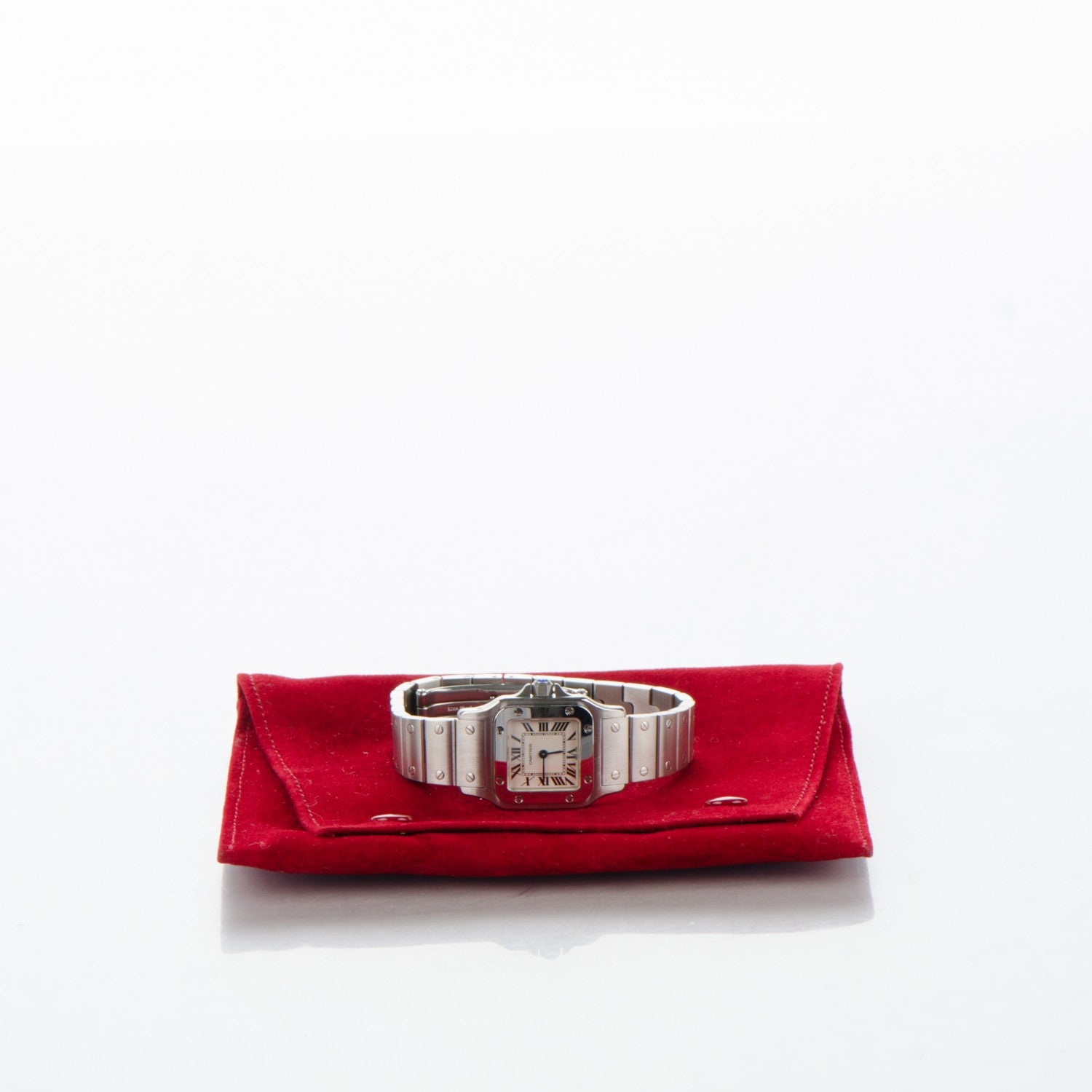 Cartier Stainless Steel 24mm Santos de Galbee Quartz Watch 9 of 9