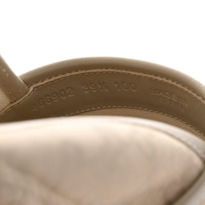 Gucci Washed Cotton Miro Soft Calfskin GG Monogram Espadrilles 39.5 White Mystic White 9 of 10