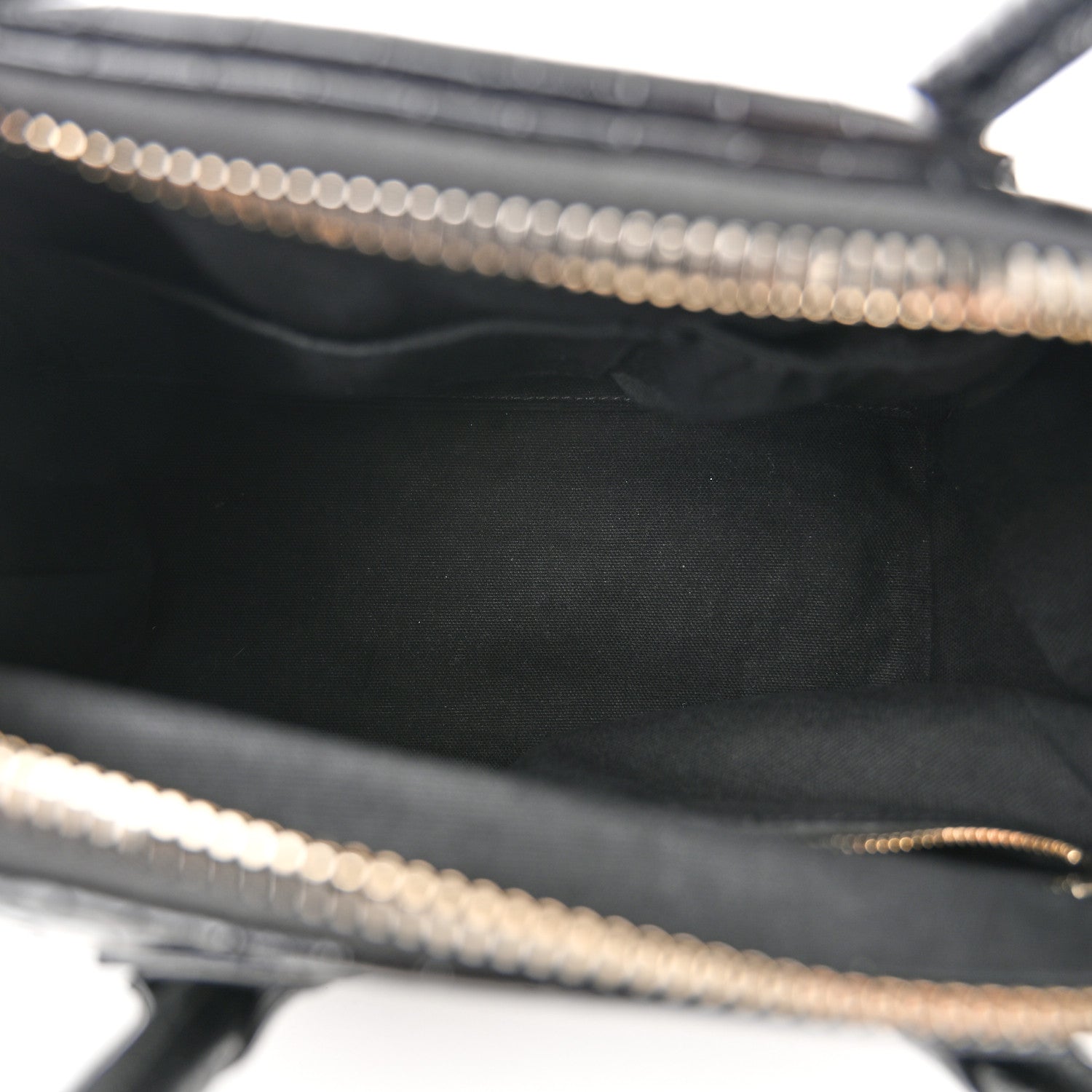 Givenchy Calfskin Crocodile Embossed Small Antigona Black 5 of 10