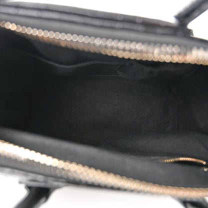 Givenchy Calfskin Crocodile Embossed Small Antigona Black 5 of 10