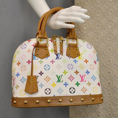 Louis Vuitton Monogram Multicolor Alma PM White 2 of 10