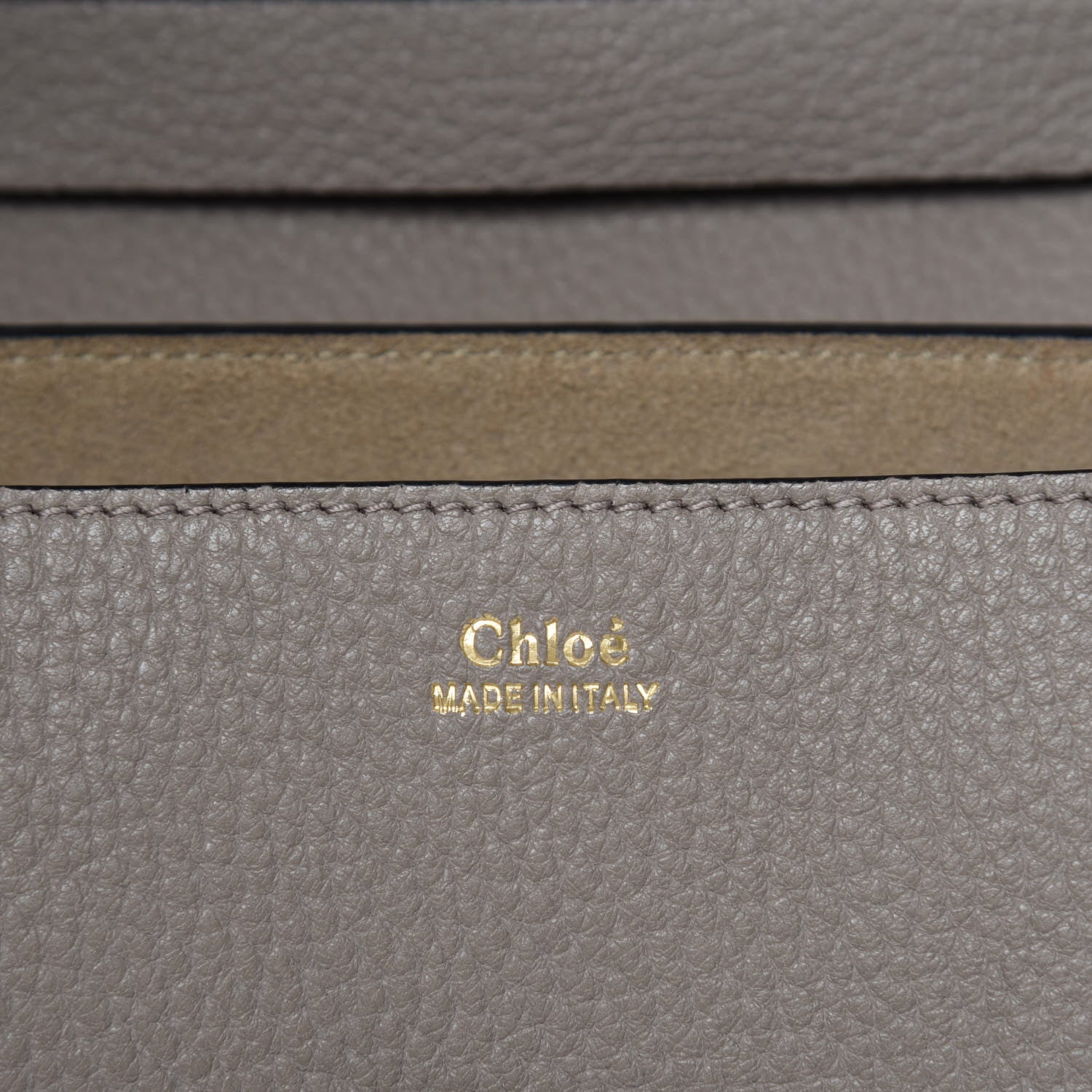 Chloe Grained Lambskin Drew Shoulder Bag Motty Grey 8 of 9