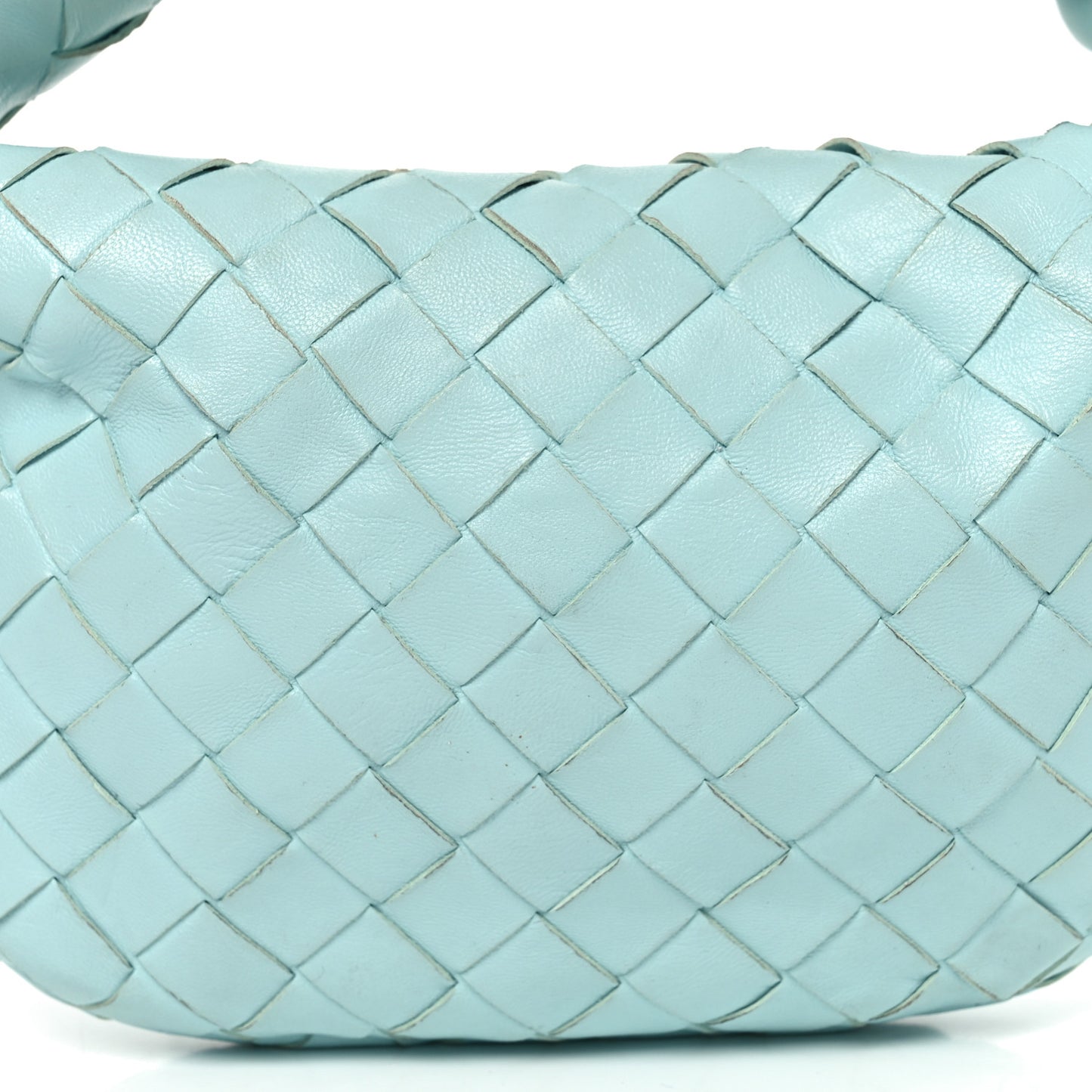 Nappa Intrecciato Mini Jodie Pale Blue