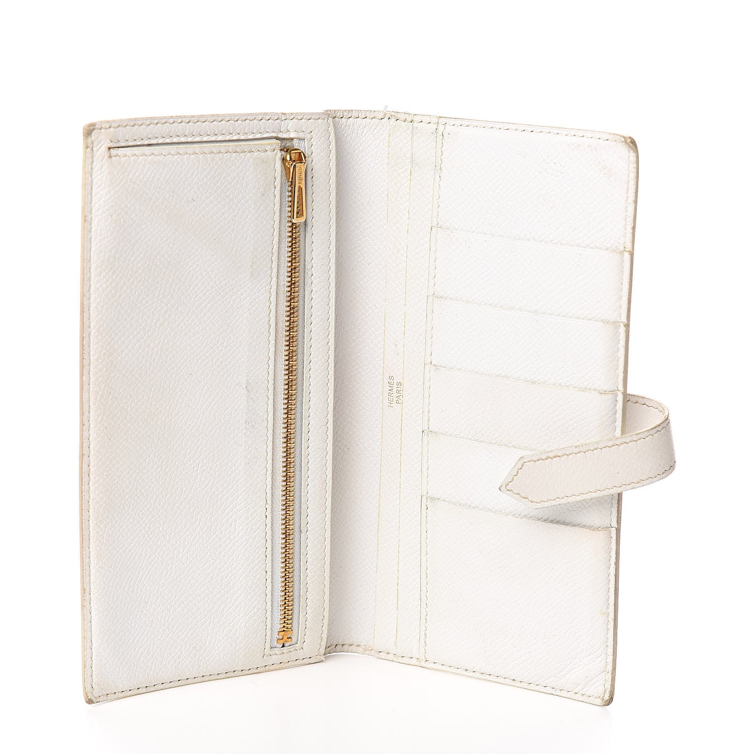 Hermes Epsom Bearn Wallet White 5 of 13